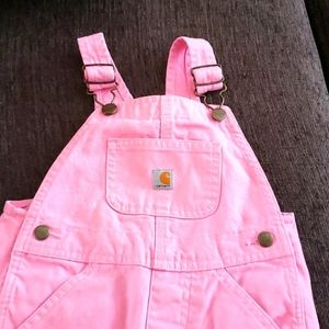 Toddler girls Carhartt overalls